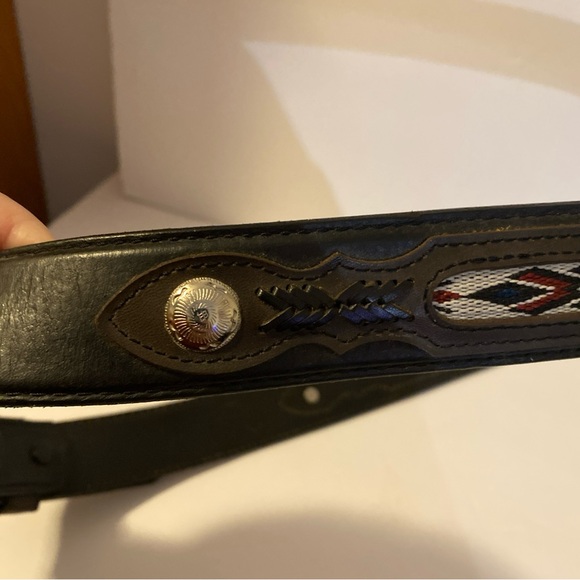 Genuine Leather Mens Belt 46/115 Made In Mexico - Picture 3 of 9